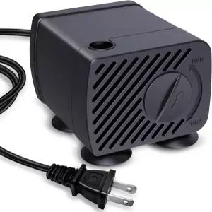 테라리움 수족관 어항 테이블탑 분수 및 반려동물 위한 고질라 미니 잠수식 워터 펌프 초조용 79GPH