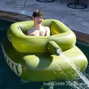 제이코 탱크보트 수영장 계곡 고무보트 물총