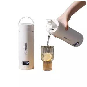 휴대용 전기포트 캠핑용 컵라면 가열텀블러 보온병 텀블러