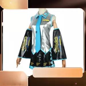 하츠네 미쿠 코스프레 풀 의상 기본 세트 뱀파이어