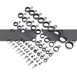 낚시대 가이드링 초릿대 원투 수리 부품 탑 튜닝 세트