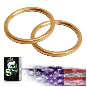 SLK-Customs 60569 배기 플랜지 구리 개스킷 31396 18291-MR5-801 혼다 퓨리 VT 1300 VTX 1800 XL350