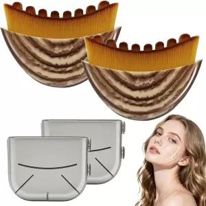 피부에 정확하게 맞고 피로를 설계된 턱선 얼굴 성형을 위한 데마즐리 림프 컨투어 페이스 브러시 드라이