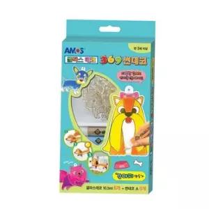 369썬데코 강아지만들기 아이 글라스데코 (12개입) (아모스) 138x234x23mm