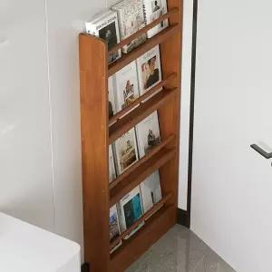 문뒤문틈선반 원목 좁은공간 옷장 진열대 문고리 원룸 선반