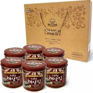 선물세트 해삼김 고급형 7호 서천김 캔 6개 김
