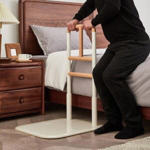 침대 난간 보조 울타리 칸막이 암레스트 침대바 가드 나무 떨어짐 스탠드 5단 두꺼운