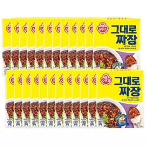 24개 200G 그대로짜장 짜장 즉석짜장 즉석요리 즉석식품