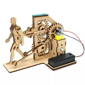 기어 톱니연결 걷는 오토마다 사람만들기 과학공부 쉬운 방과후