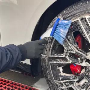 직선형 타이어 인기제품 트렌드 숏 브러쉬 소프트 핸들