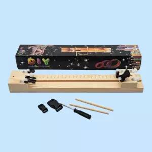 파라코드 팔찌 제작 지그 jig 키트 세트 DIY 브레이슬릿 메이커 공예 손만들기 도구 나무 베이스 부클 클립