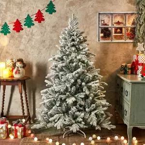 크리스마스츄리 눈꽃전나무트리 크리스마스트리 눈덮힌전나무트리 150cm 눈덮힌 전나무눈꽃트리 전나무