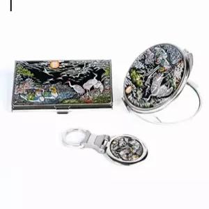 원앙송학 자개손거울3종세트