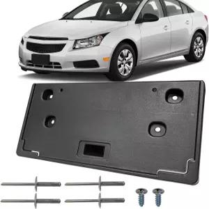 KYYET 앞 범퍼 번호판 프레임 브래킷 태그 홀더 2011년식 2014년형 쉐보레 크루즈 교체 95051456 GM1068145