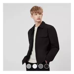 [지오다노]남성 봄 간절기 셔츠타입 아우터 집업 자켓 072505