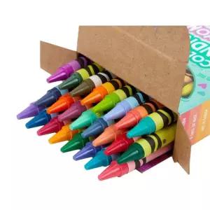 손에안묻는 색칠공부용 유아크레용 24색 어린이집 유치원