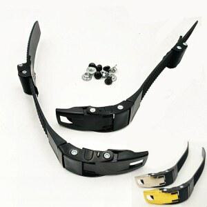 인라인스케이트스트랩 부품 버클 교체 ABS 블랙 범용 수리