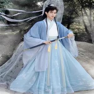 무협 한복 드라마 중국 선녀복 동양 전통 남녀공용 코스프레 의상 졸업식