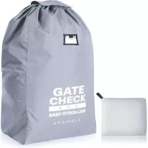 비행기용 브램블 45인치 유모차 여행 가방 - 드로스트링 잠금장치 ID 패딩 조절 스트랩 필수품을 위한