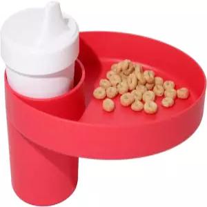 현재 컵 홀더를 확장하여 간식 장난감 및 액세서리용 트레이를 보관하세요 카시트 부스터 유모차 골프 카트