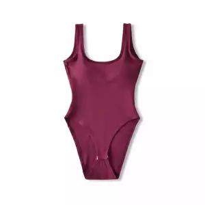 세군다 캐주얼 여름 여자 조끼 빅 칼라 패드 일체형 나시 점프슈트 DOS2