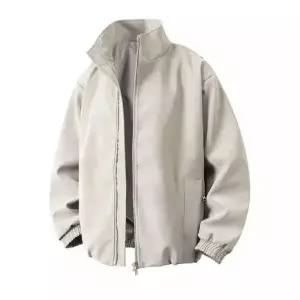 남친 하이넥 점퍼 아우터 자켓 상의 빅사이즈 항공 PU가죽 나염 가죽 춘추 MODU3