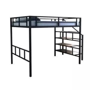 성인용 벙커베드 킹사이즈 수납형 스틸 2층침대 원룸 복층 프레임 다기능
