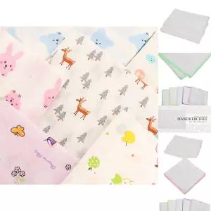 (10매입) 순면 나염 가제 손수건 대/조리원/산부인과/산모/요양원/홍보/판촉/산후/신생아/케어/외출/산책