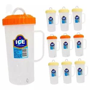 빨대 물컵 10p 500ml 투명 손잡이 병원 환자 음료 보관 가정용 사무실