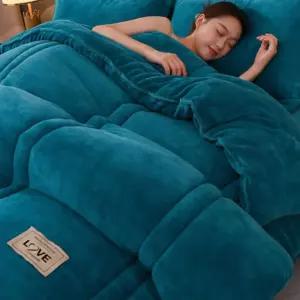 겨울 극세사 이불 환절기 모달 차렵 두꺼운