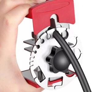 와이어 스트리퍼 도구 휴대용 구리 스트리핑 기계 블레이드가 있는 소형 및 케이블 다용도 SBQI6