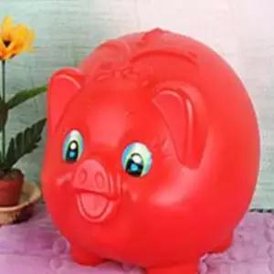 [문구/오피스] 돼지저금통 탈렌트돼지 빨강 인테리어저금통 저금통만들기 특대