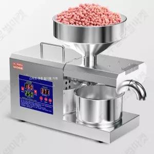 가정용착유기 기름짜는기계 방앗간기계 압착기 기름 땅콩 전동 참기름 해바라기씨유 자동 가정용 스테인리스 자동 착유기 소형 프레스 추출기 압착기 소형 스테인리스 스마트 자동