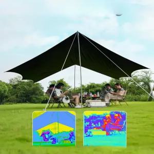 텐트 그늘막 캐노피 글램핑 차박 원터치 자동설치 모기장