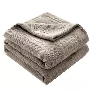 극세사 사무실 담요 로로 얇은 겨울용 소파용 라이트그레이 숄 다기능 100x15