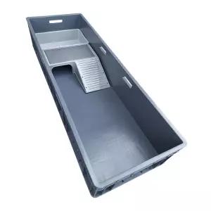 수족관 거북이탱크 수조 반수생 아크릴 오픈형 사육장 여과기 블루 애완동물 키트