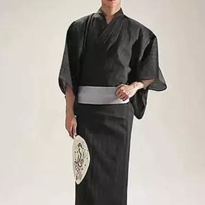 남성 유카타 기모노 전통 여행 남자 체험 일본 온천옷 목욕가운