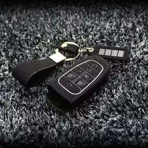 소나타 DN8 7버튼 가죽 키링 키홀더 키케이스 스마트키홀더