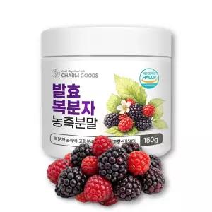 고창 복분자 분말 가루 150g 1개 식약처 HACCP 인정 국내 국내산 발효 복분자 농축 가루