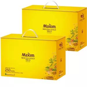 모카골드 커피 선물세트 1000T 250T 4박스 선물세트 커피