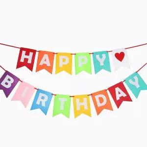 아이 생일 벽장식 포토존 가랜드 파티소품 연말 메리크리스마스 장식깃발 어린이집