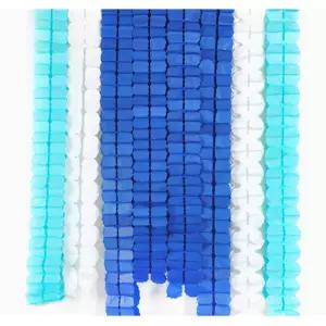 클로버가랜드 가렌드 스트리머 블루 2개 연말 성탄절파티 유치원 성탄절 벽장식 산타