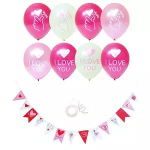 생일 풍선 가랜드 장식세트 하트 겨울장식 크리스마스가렌드 쇼핑몰 유치원 파티소품