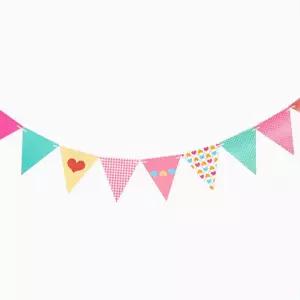 유치원 가렌드 백일 깃발 가랜드 2개 벽장식 겨울장식소품 장식배너 연말 장식깃발