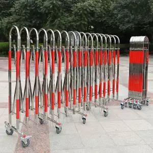 자바라 차단문 이동식 플라스틱 바퀴 5m 범용 주차장