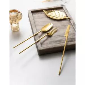 [벨로아이녹스] 투 티타늄 골드 테이블 커트러리 3종세트