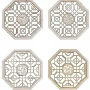 전통 창살 한옥창문 격자무늬 문살 동양풍 옛날문 목공예품 펜던트 창호문