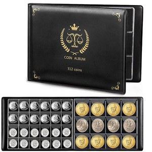 코인 앨범 코인 컬렉션 홀더 AITIME 312 포켓 코인 컬렉션 홀더 수집가용 코인 컬렉션 홀더 앨범 동전 컬렉션 북에서 달러 동전까지 보관 가능