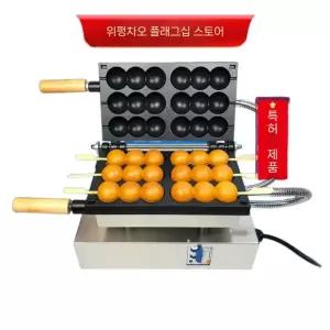 전기 당고 기계 중국식 빵 경단 3구 탕후루빵 메이커 꼬치