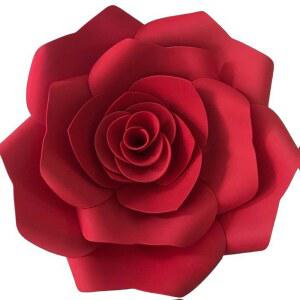 대형꽃 조화 자이언트장미 DIY 대형 바닥 모란 결혼식 종이 레드 와인 종이꽃키트